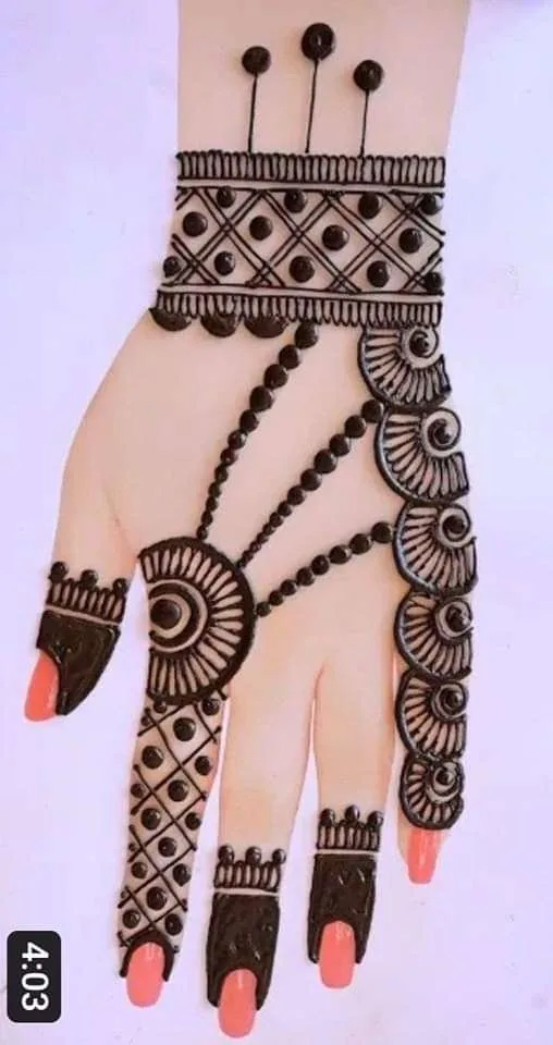 pattern of mehndi
