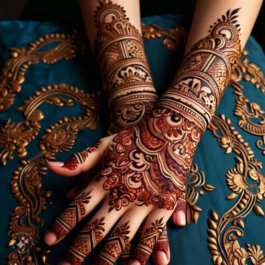 500+ Captivating Backhand Mehndi Designs: A Visual Showcase 275 ai back hand design
