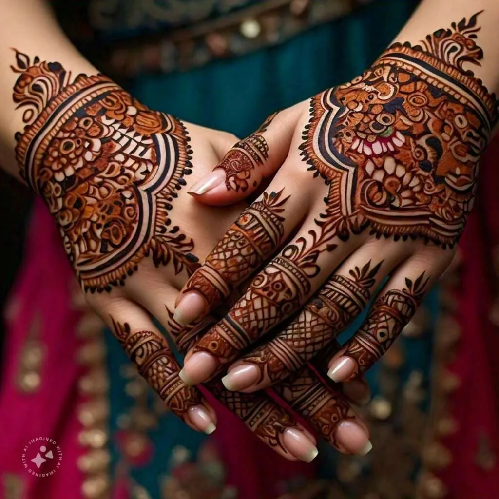 500+ Captivating Backhand Mehndi Designs: A Visual Showcase 276 ai bridal hand