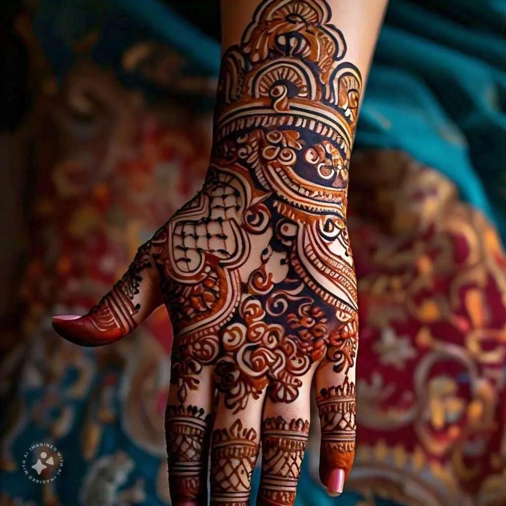 500+ Captivating Backhand Mehndi Designs: A Visual Showcase 271 ai mehndi