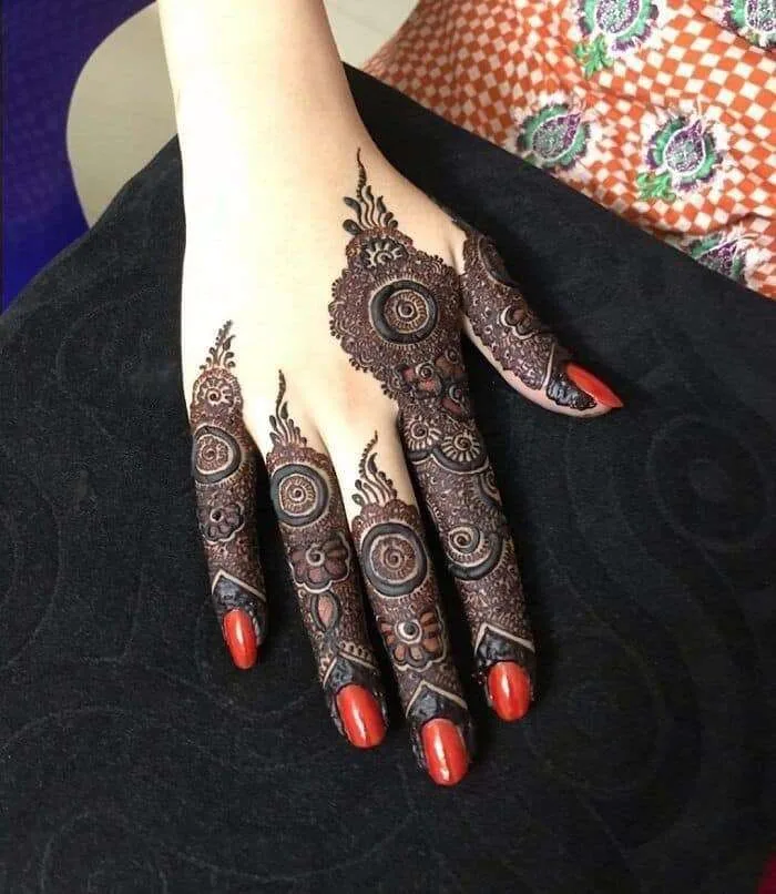 100+ Amazing Fingers Mehndi Designs for Every Occasion – Fingers Mehndi Designs Collection 25 Cone Mehndi Designs on hand new style best unique and beautiful mehndi patterns