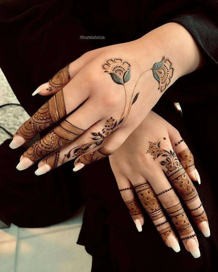 500+ Captivating Backhand Mehndi Designs: A Visual Showcase 45 MEHNDI DESIGNS 218 Simple Mehndi Designs