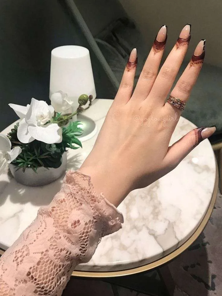 100+ Amazing Fingers Mehndi Designs for Every Occasion – Fingers Mehndi Designs Collection 9 nail mehndi designs