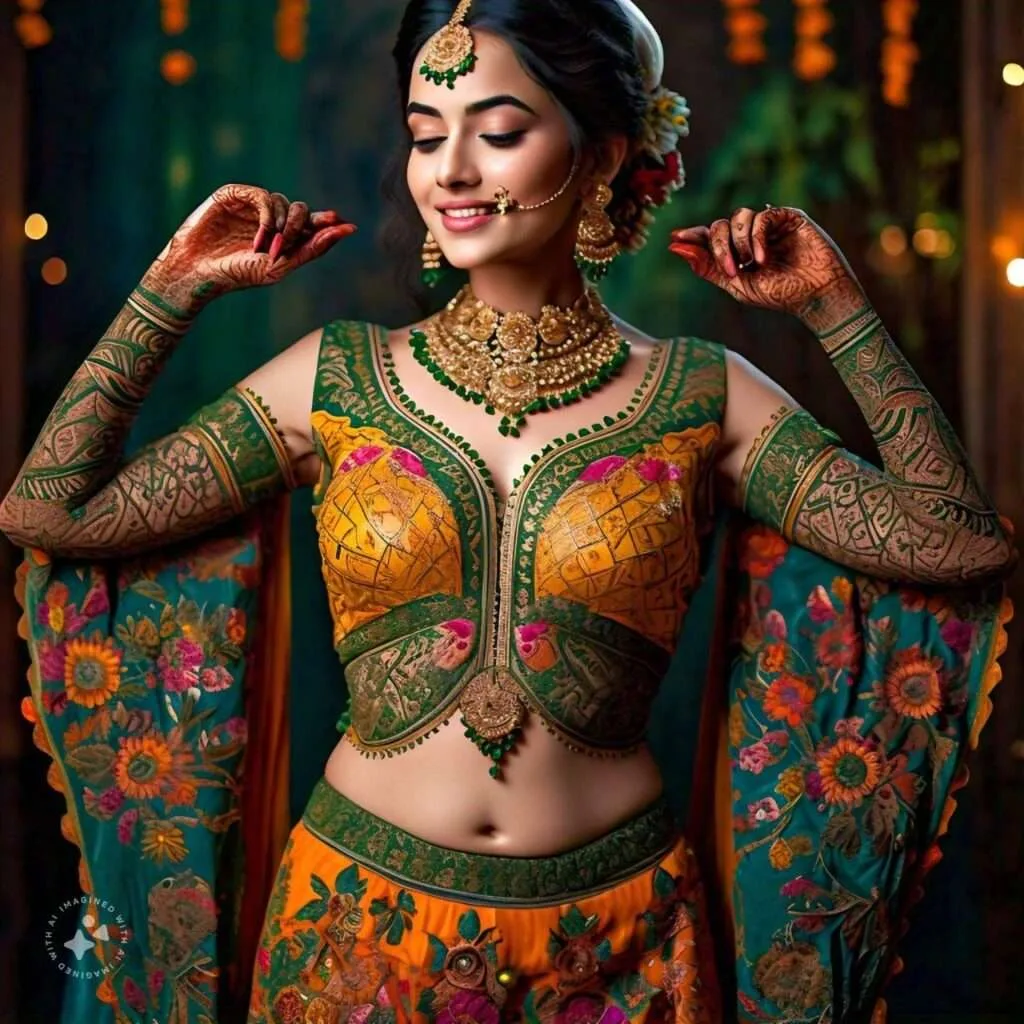 500+ Captivating Backhand Mehndi Designs: A Visual Showcase 259 ai generated mehndi design 2 Simple Mehndi Designs