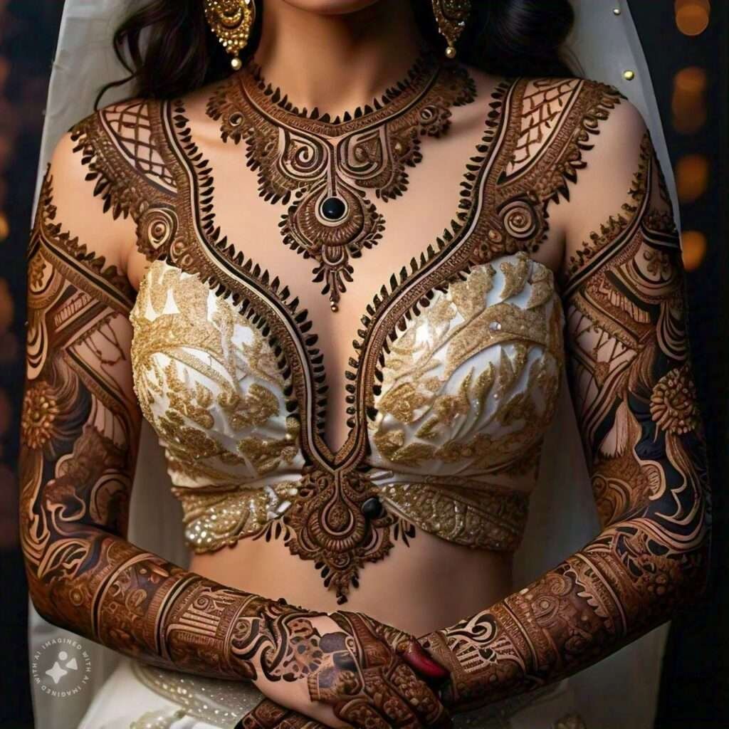 Mehndi Designs Generated by AI: Revolutionizing Traditional Art 21 bra mehndi
