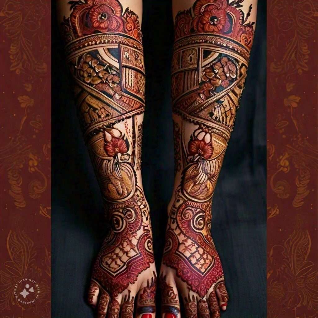 Mehndi Designs Generated by AI: Revolutionizing Traditional Art 26 ai cone mehndi