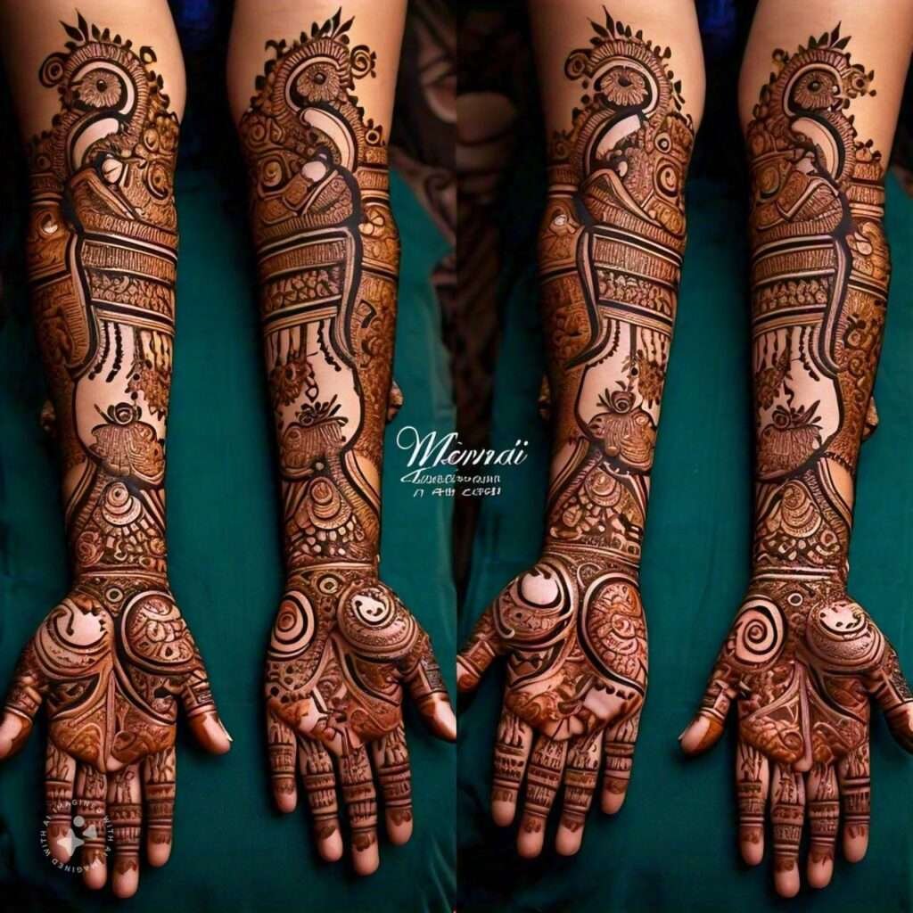Mehndi Designs Generated by AI: Revolutionizing Traditional Art 27 ai cone design of mehndi