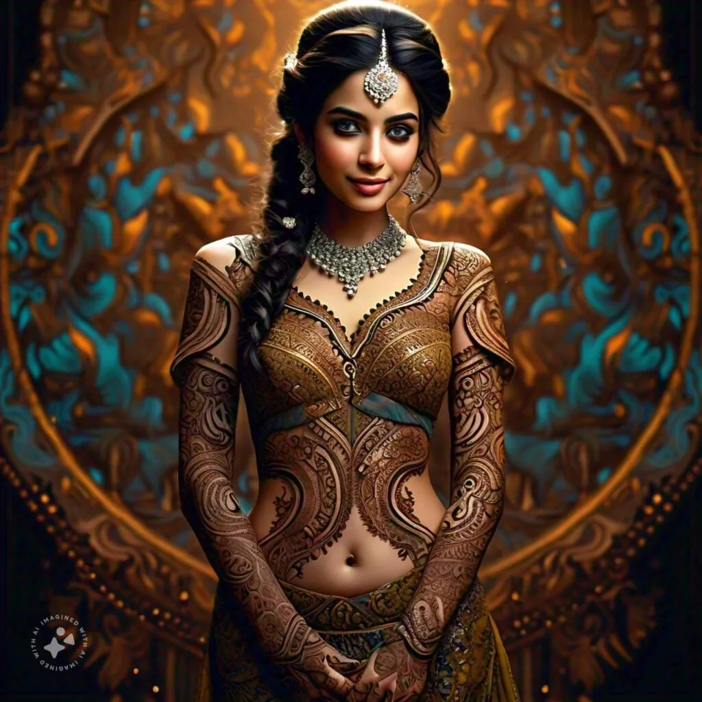 AI Generated Mehndi Designs