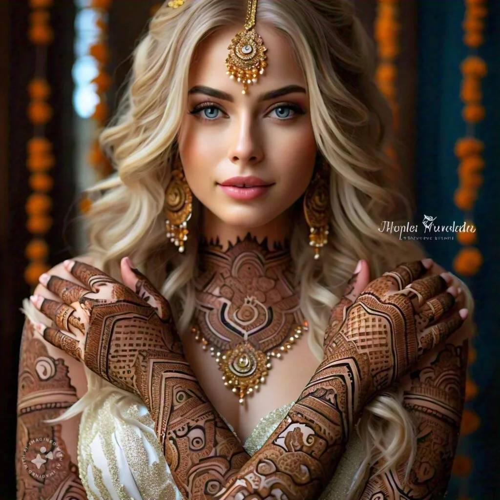 AI Generated Mehndi Designs