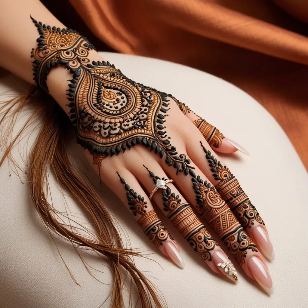 Create Mehndi Designs Using AI Tools | Show off Stylish Mehndi Designs Using Artificial Intellegence 14 AI Generated Mehndi Designs