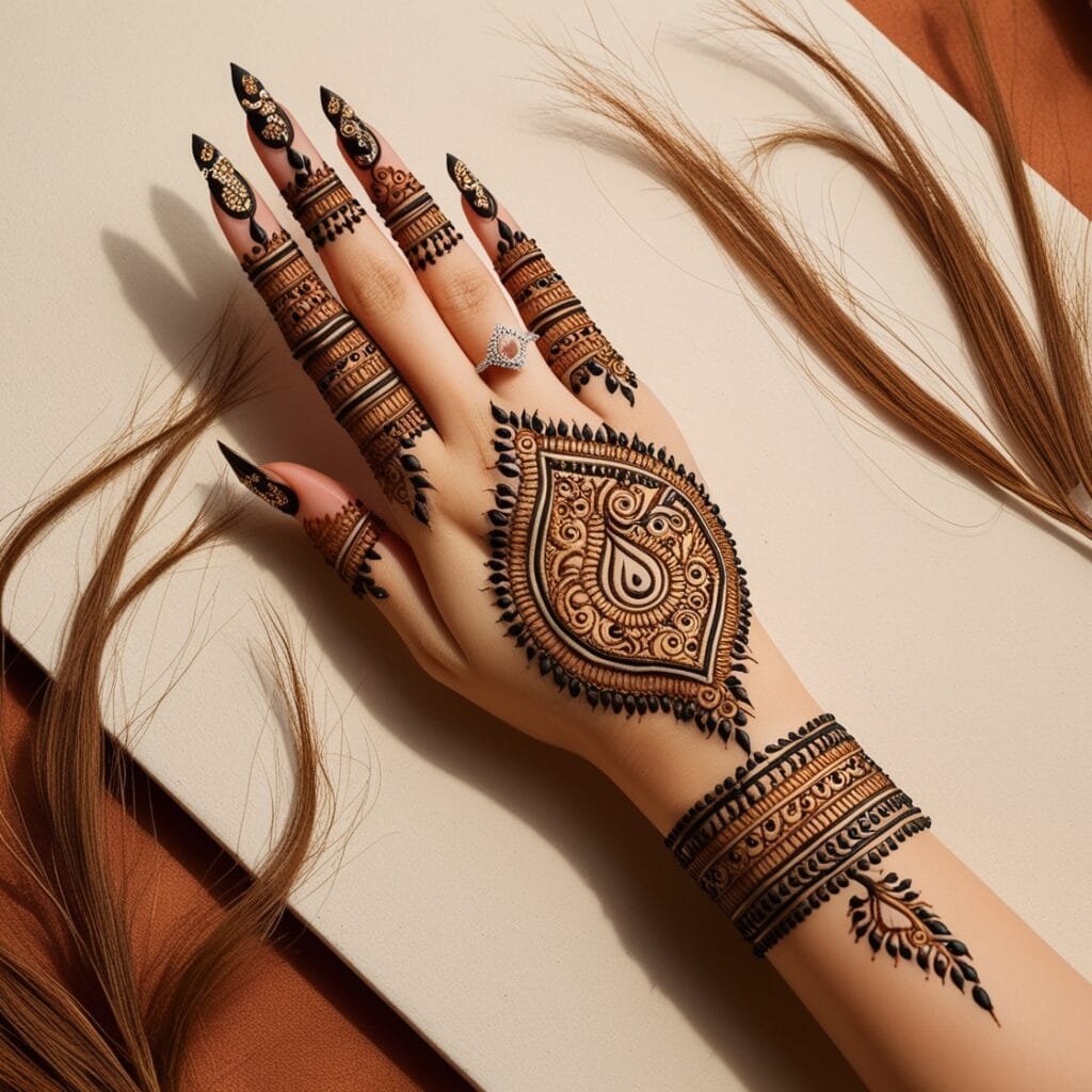 Create Mehndi Designs Using AI Tools | Show off Stylish Mehndi Designs Using Artificial Intellegence 13 AI Generated Mehndi Designs