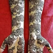 full armed mehndi design