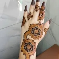 250+ Best Mehndi Designs for Hand Picture and Videos 124 back hand mehndi designs