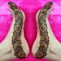 foot mehndi design both foot