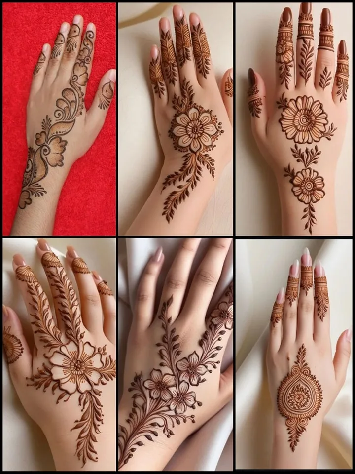 simple mehndi designs 210 Simple Mehndi Designs