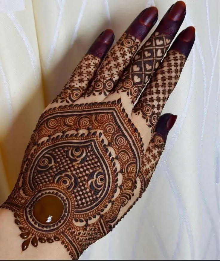 250+ Best Mehndi Designs for Hand Picture and Videos 43 indian style back hand mehndi desing