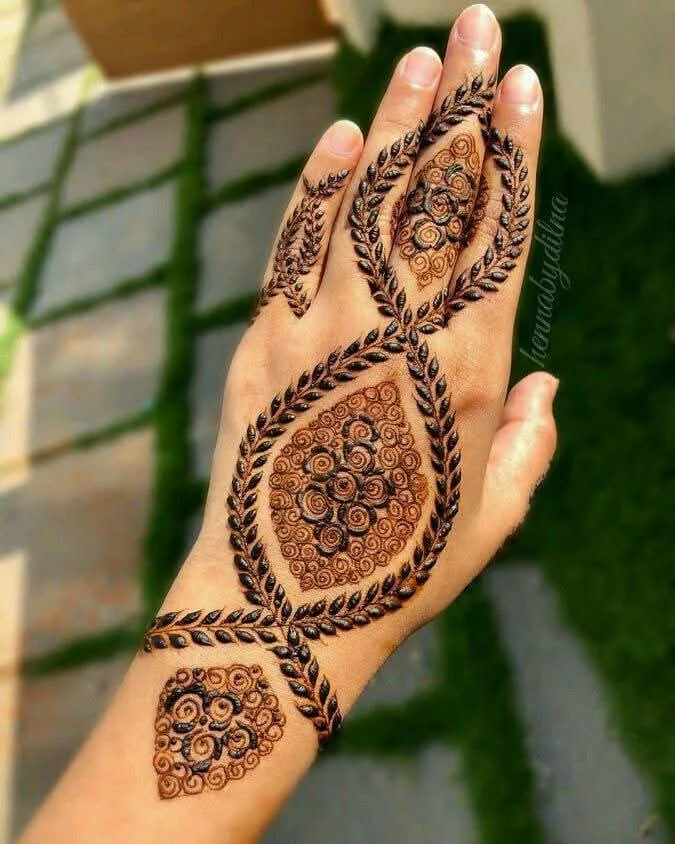250+ Best Mehndi Designs for Hand Picture and Videos 28 new syle back side mehndi desings