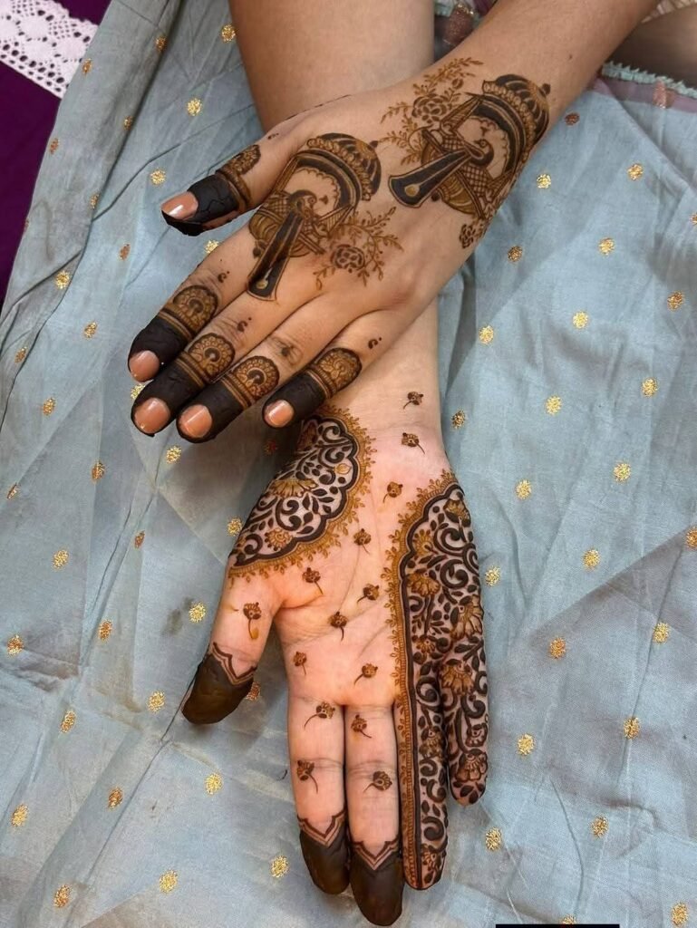 30 Best Eid Mehndi Designs 11 chand raat best mehndi design