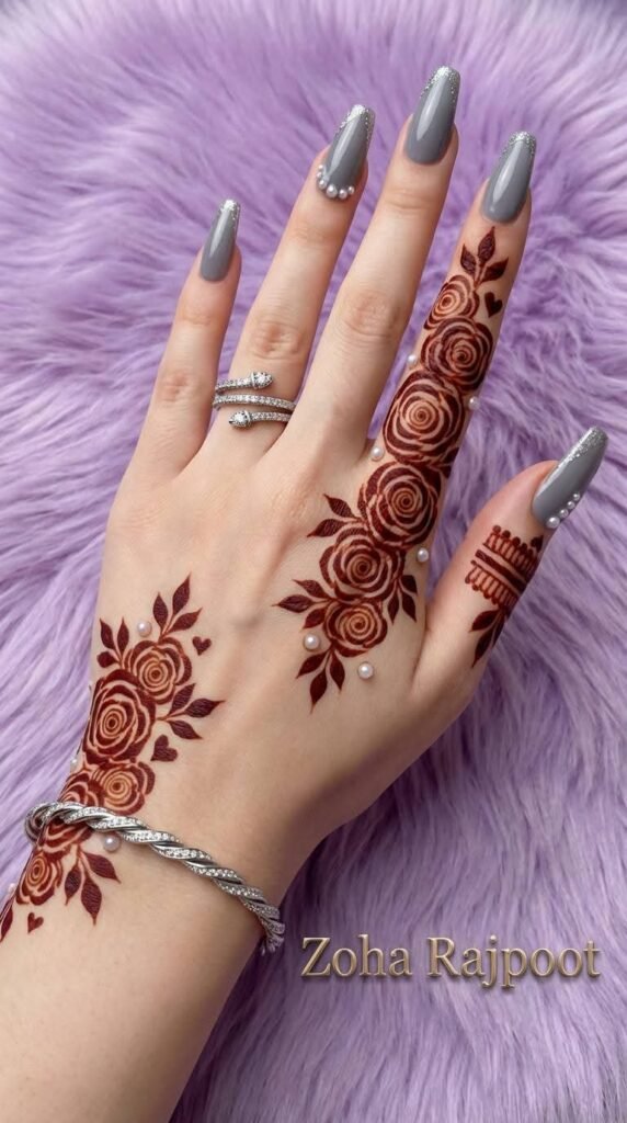 30 Best Eid Mehndi Designs 15 cute mehndi design