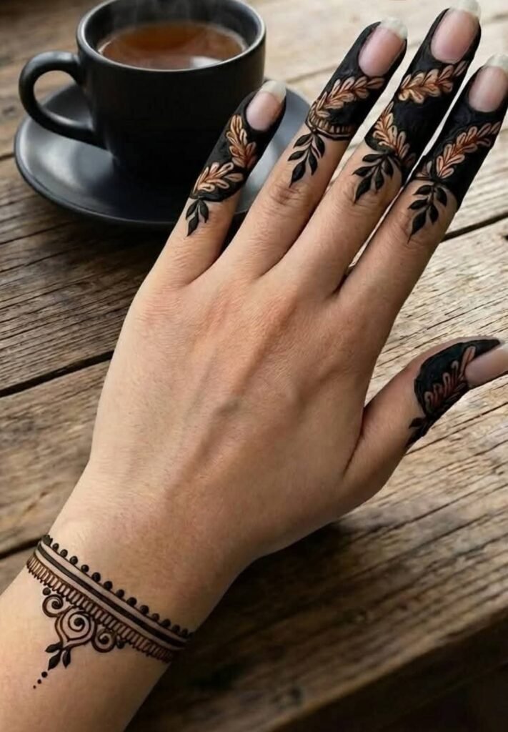 30 Best Eid Mehndi Designs 18 easy simple mehndi design fingers