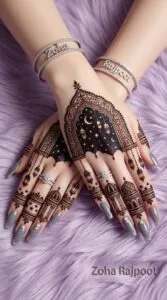 Home 14 mehndi design for eid on back hand side