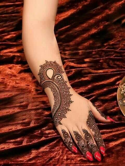 arabic style mehndi design
